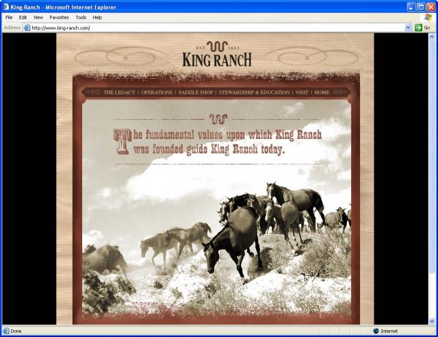 King Ranch Website | Easterly & Company